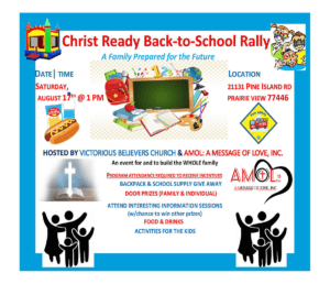 Christ Ready Back-to-School Rally